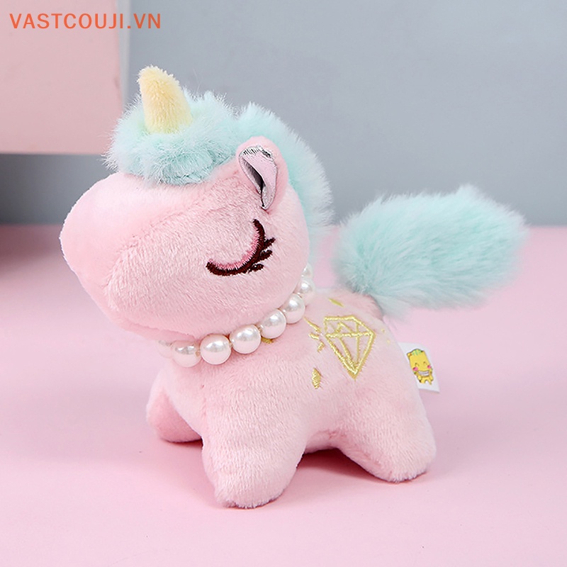 Móc Khóa Kỳ Lân Nhồi Bông Nhiều Màu Dễ Thương