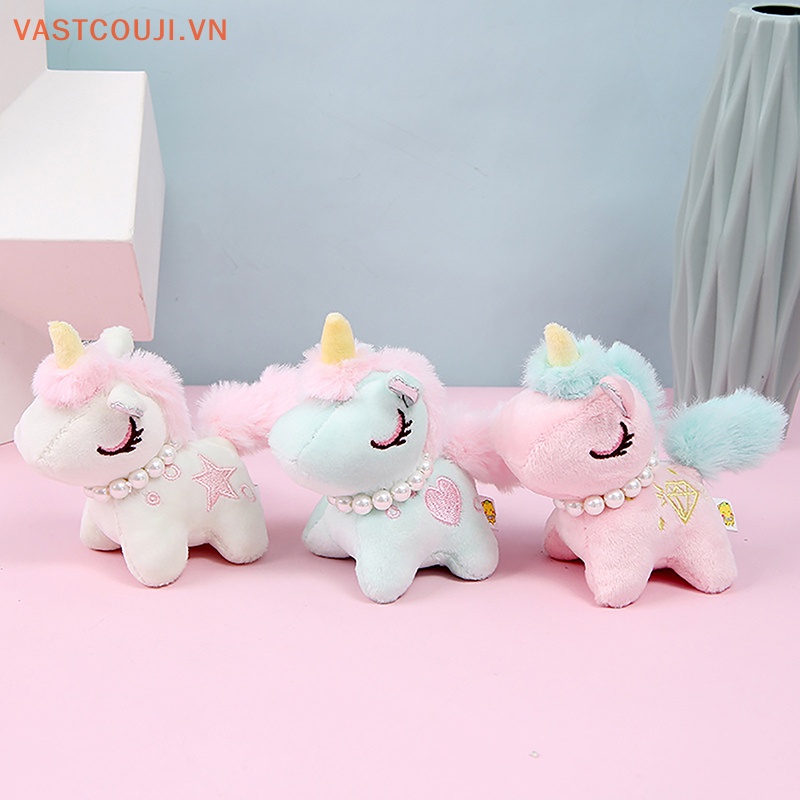 Móc Khóa Kỳ Lân Nhồi Bông Nhiều Màu Dễ Thương