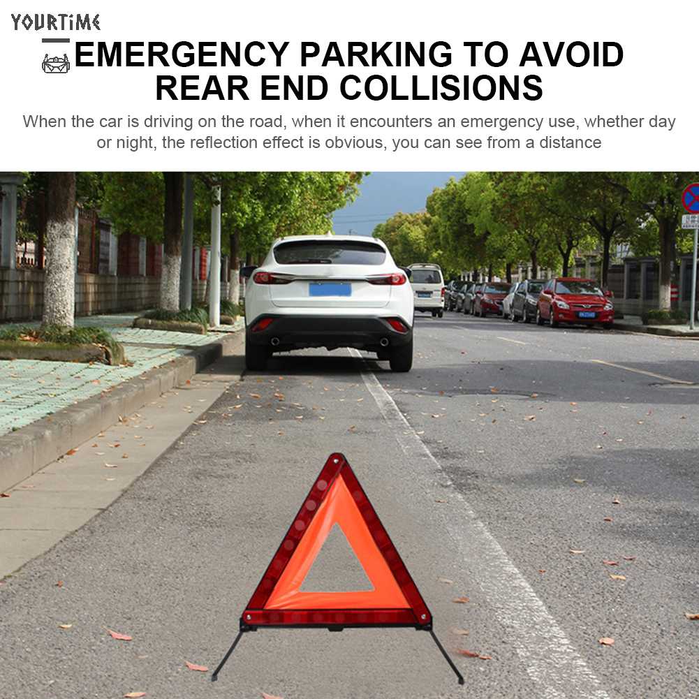 Đèn CảNh BáO HìNh Tam GiáC PhảN Quang Gấp Mở Dễ Dàng Cho Xe Hơi