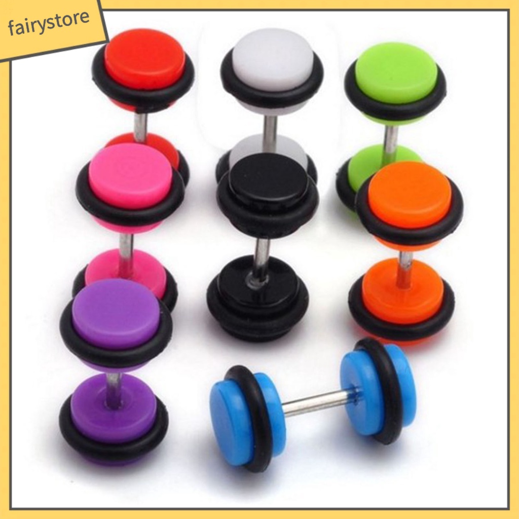 1 Bông Tai Hình Tròn Mini Thời Trang Dành Cho Nữ