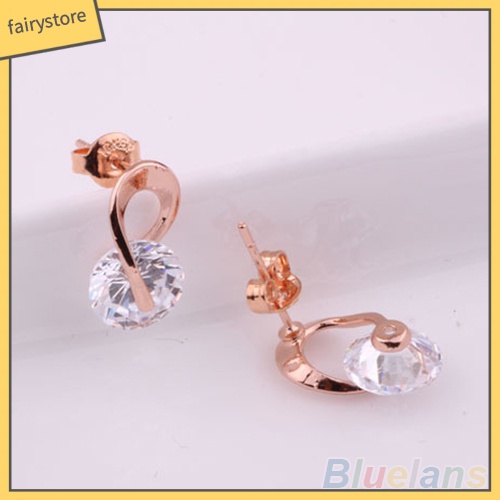 Đôi Khuyên Tai Đính Đá Thời Trang Cho Nữ