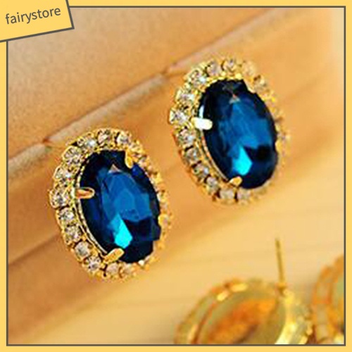 Bông Tai Đính Đá Thời Trang Dành Cho Nữ