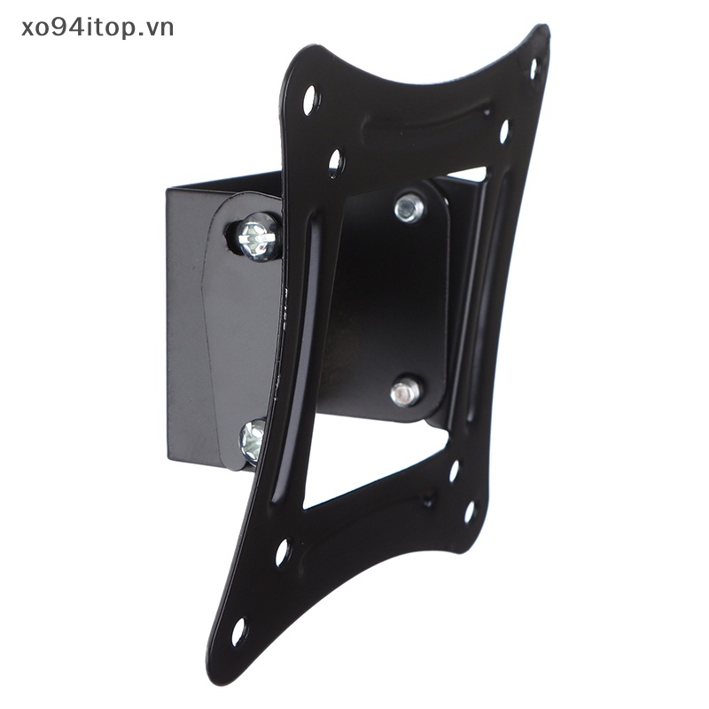 1 Bộ Giá Đỡ TV LED 14-27Inch Gắn Tường Cố Định Góc Nghiêng 15 Độ Kèm Ốc Vít