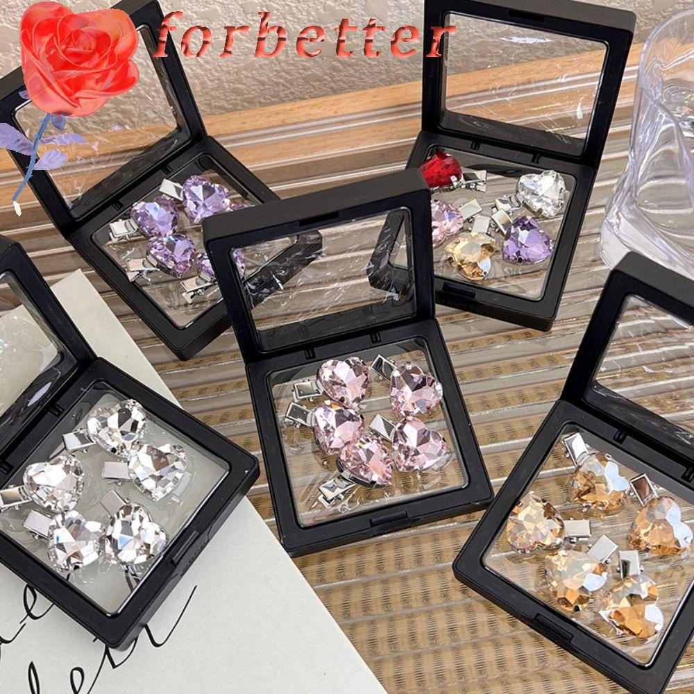 FORBETTER Kẹp Tóc Hình Trái Tim Dễ Thương Cho Nữ