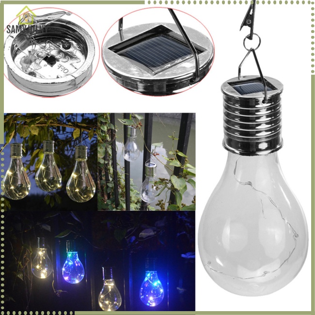 Bóng Đèn Led 40mah Sử Dụng Năng Lượng Mặt Trời Treo Trang Trí Sân Vườn