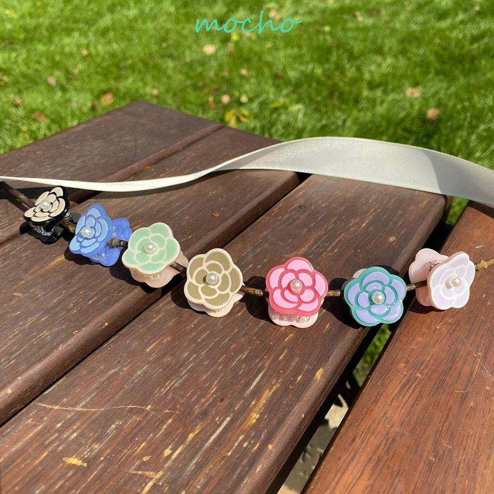 Kẹp Tóc Càng Cua Mini Hình Hoa Trà Phong Cách Hàn Quốc Đơn Giản Cho Nữ