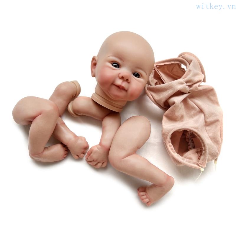 Bộ Đồ Chơi Búp Bê Vinyl Thủ Công Kèm Đầu Thay Thế Dành Cho Bé Gái