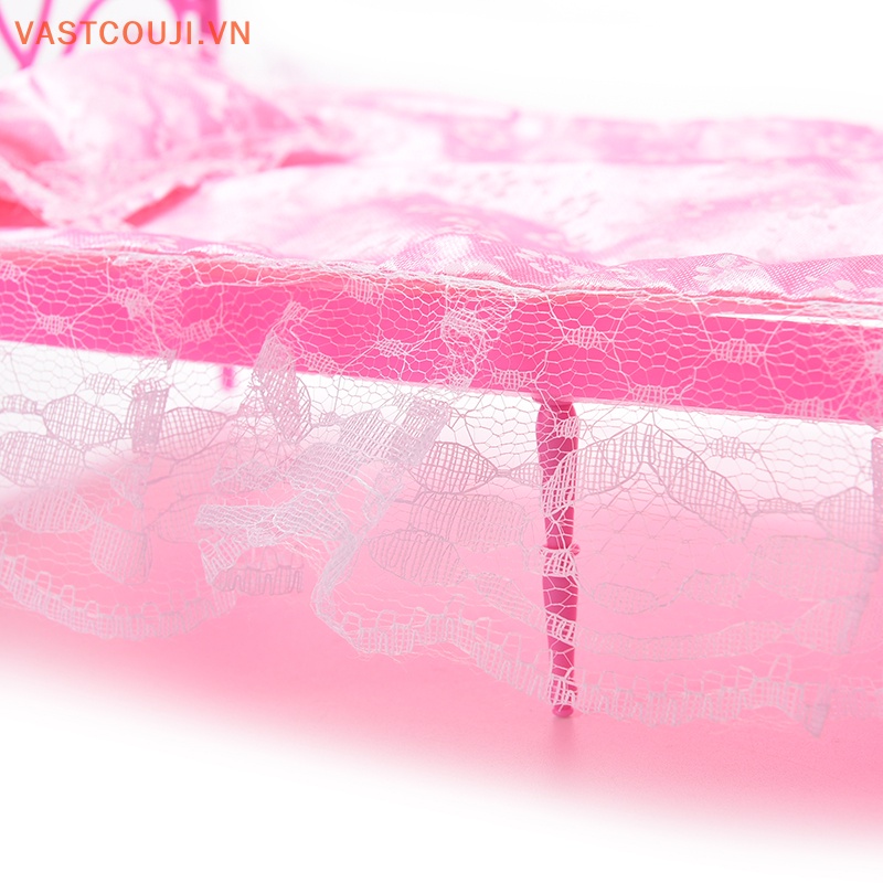 1 Bộ Giường Đơn Và Gối Cho Búp Bê VASTJI Màu Sắc Ngẫu Nhiên