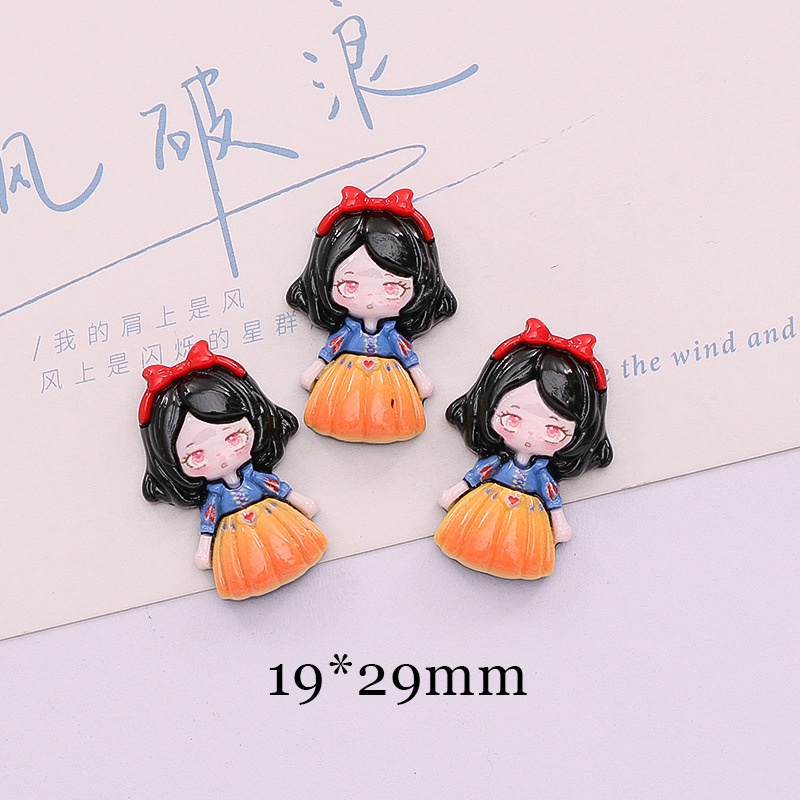 Charm Trang Trí Hình Công Chúa DJSNEY Cute | DIY Trang Trí Ddeco Ốp Điện Thoại, Kẹp Tóc, Tủ Lạnh