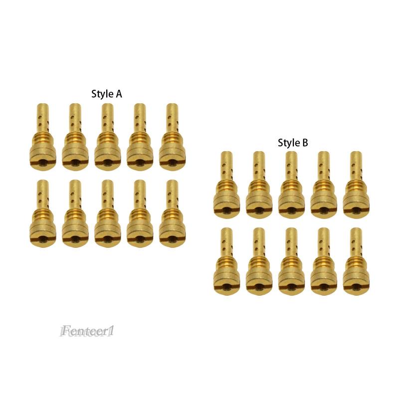 [Fenteer1] Set 10 Đầu Phun Sương Chậm Sửa Chữa Bộ Chế Hòa Khí Keihin CV Fce Phong Cách A