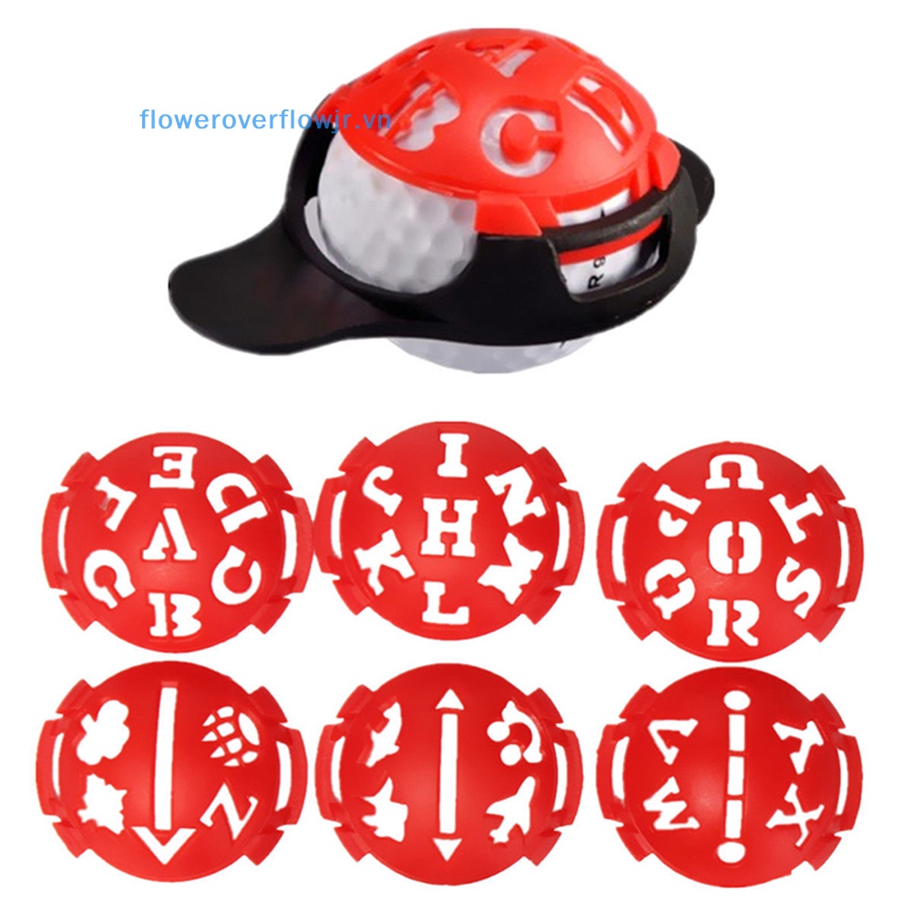 Khuôn Vẽ Đánh Dấu Vị Trí Bóng Golf 6 Trong 1