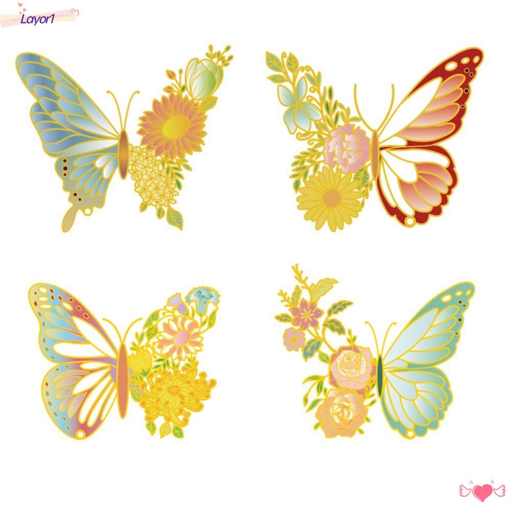 Layor1 Set 4 Kẹp Sách Bằng Kim Loại Tua Rua Làm Quà Tốt Nghiệp Trường Học