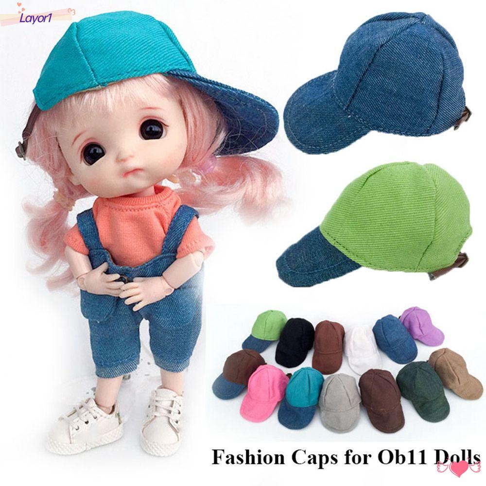 Layor1 Mũ Đội Màu Kẹo Hình Động Vật Dễ Thương Thời Trang Cho Búp Bê GSCClay