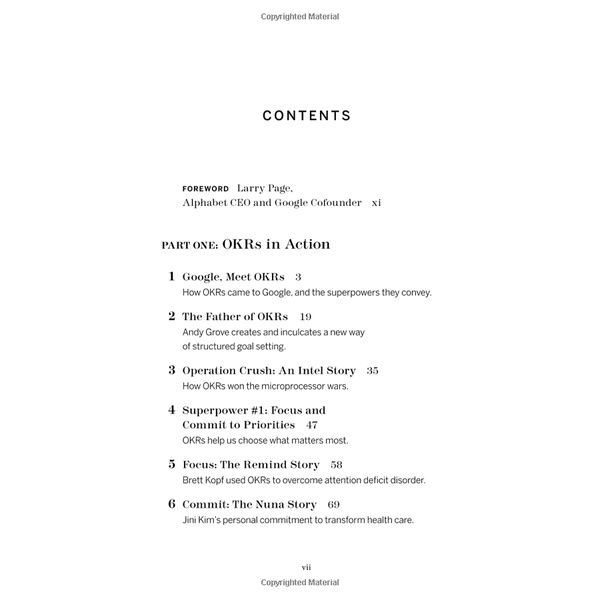 Measure What Matters