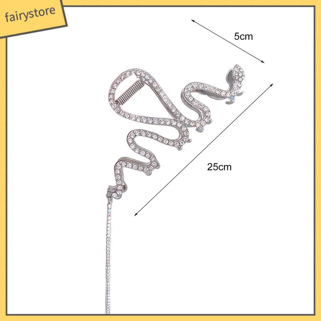 Kẹp Tóc Càng Cua Cỡ Lớn Đính Đá Lấp Lánh Sang Trọng Cho Nữ