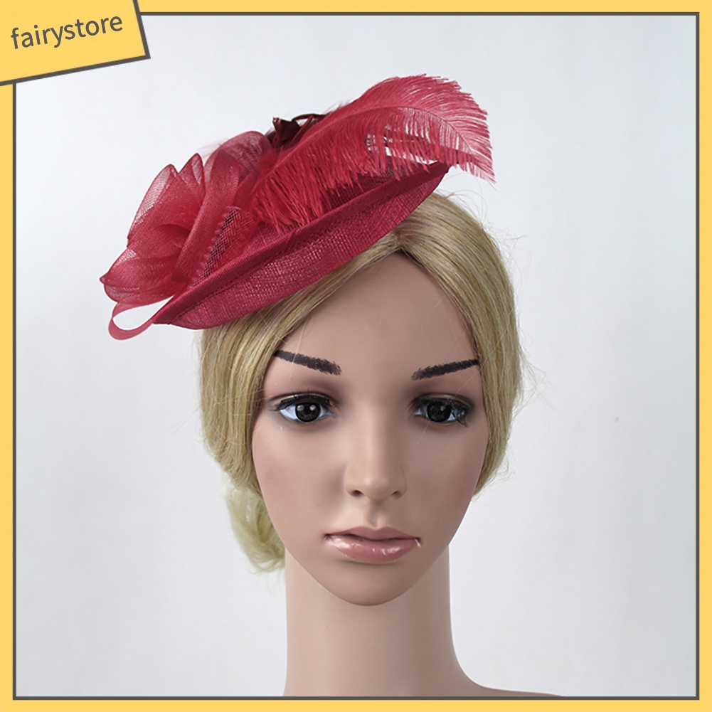 Kẹp Tóc Hình Nón Lưới Phối Mạng Che Mặt Cho Phái Nữ