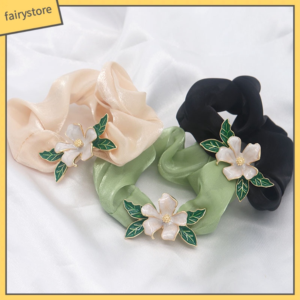 Dây Cột Tóc Đuôi Ngựa Bằng Hợp Kim Chống Mòn Nhiều Màu Sắc Dành Cho Nữ