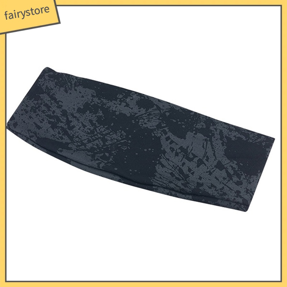 1 Băng Đô Chạy Bộ Thể Thao Co Giãn In Họa Tiết Graffiti Rằn Ri Unisex