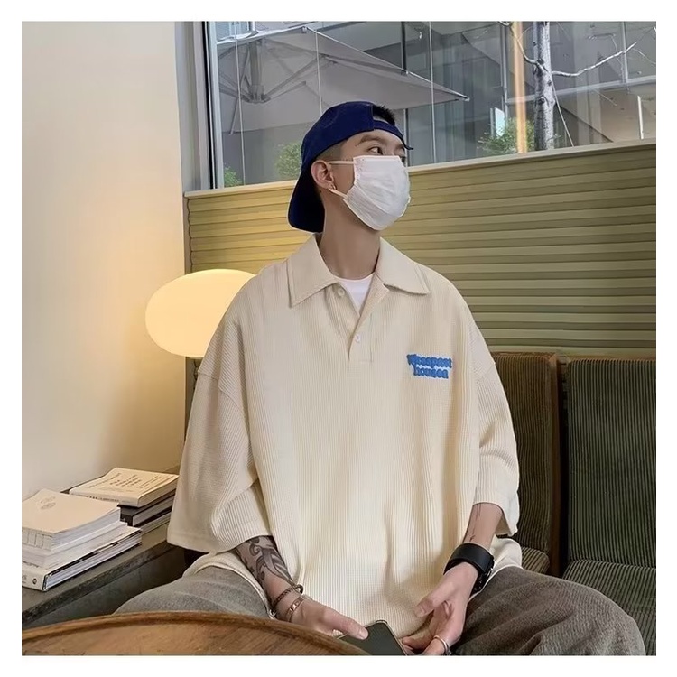 Áo Thun POLO Tay Ngắn Màu Trơn Phong Cách Thời Trang Mới Mùa Hè Cho Nam Giới