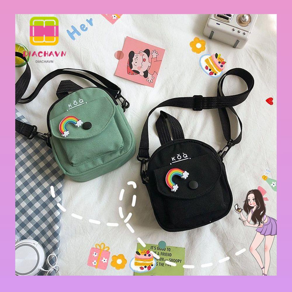 Túi Đeo Chéo / Đeo Vai Bằng Vải Bạt Thời Trang