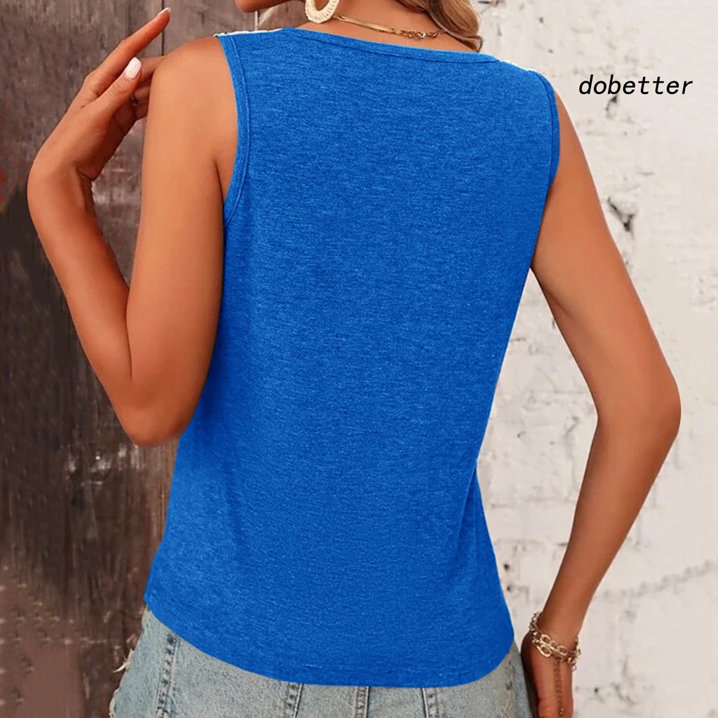 Áo Tank Top Mềm Mại Dáng Rộng Không Tay Thêu Hoa Thời Trang Mùa Hè Cho Nữ