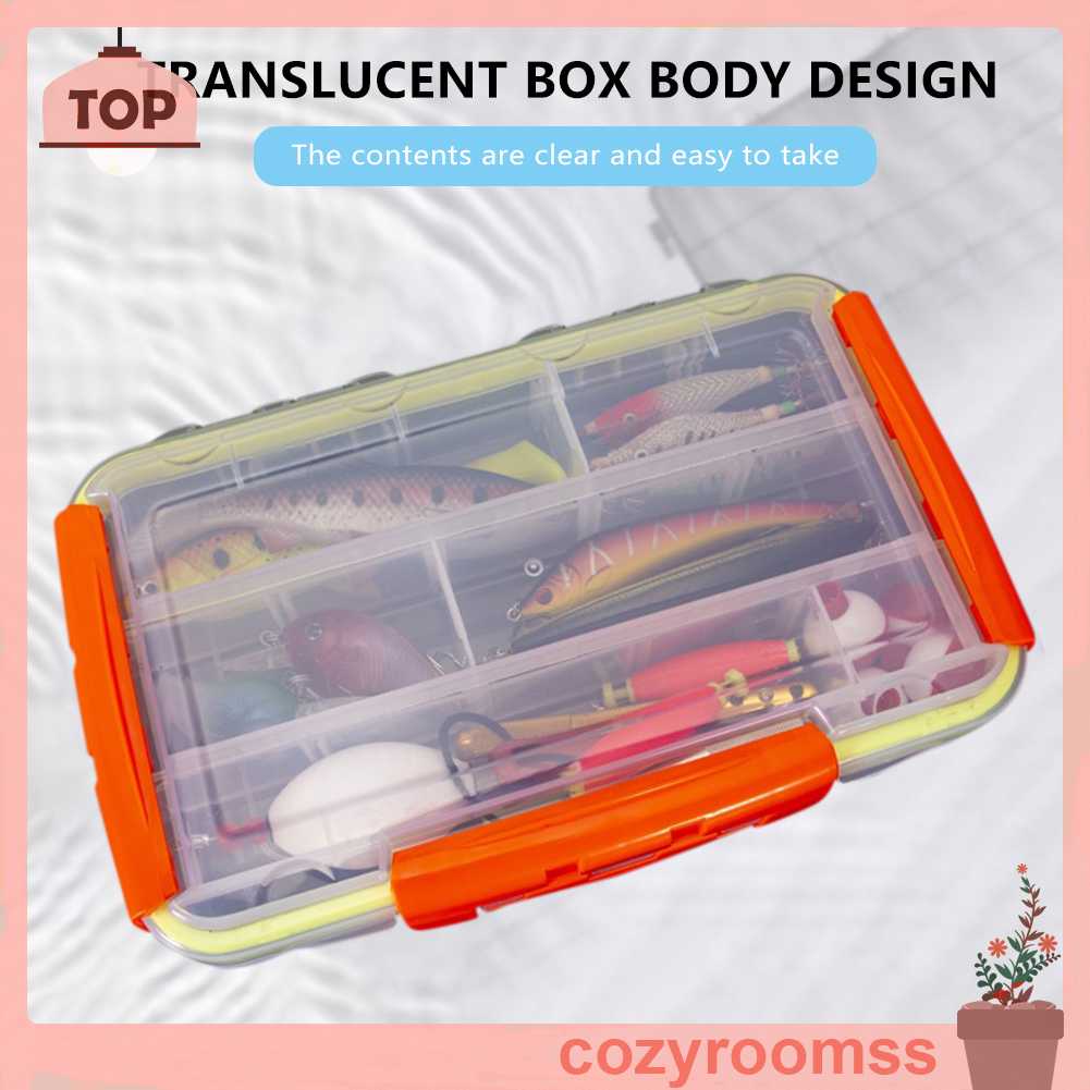 Hộp Đựng Mồi Câu Cá Bằng Nhựa PP Nhiều Ngăn Tiện Dụng