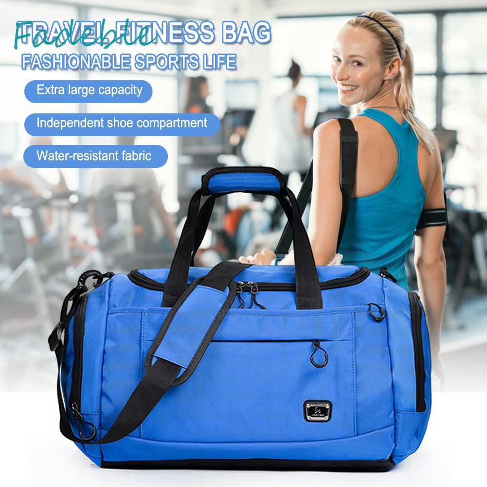 Túi Đựng Đồ Tập Thể Thao Sức Chứa Lớn Chia Ngăn Khô / Ướt Tiện Dụng Cho Nam Và