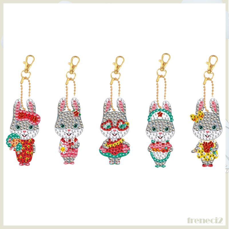 2x Móc Khóa #DIY Móc Khóa Hình Trứng Phục Sinh Dễ Thương Charms