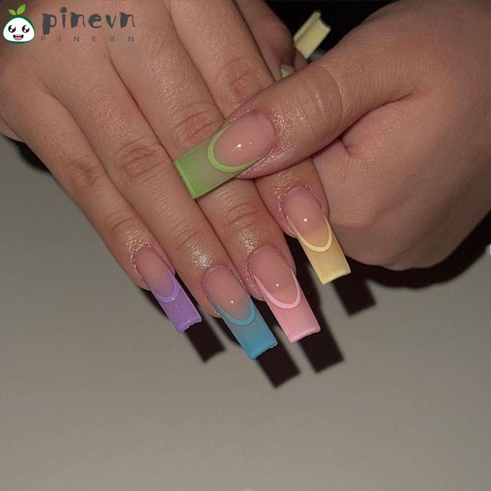 Bộ Móng Tay Giả Có Thể Tháo Rời Đầu Vuông