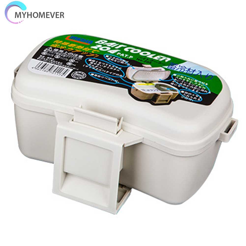 Hộp Đựng Mồi Câu Cá Hai Tầng Kèm Nhíp Gắp Tiện Dụng