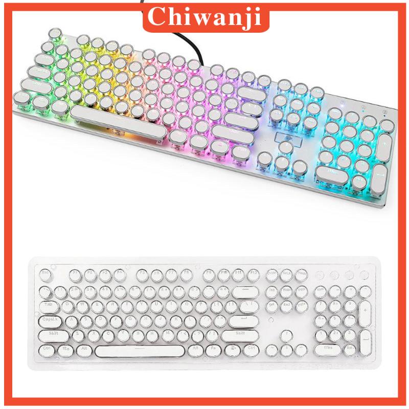 Bàn Phím Tròn 108 Phím PBT Phong Cách Cổ Điển Cho Chơi Game