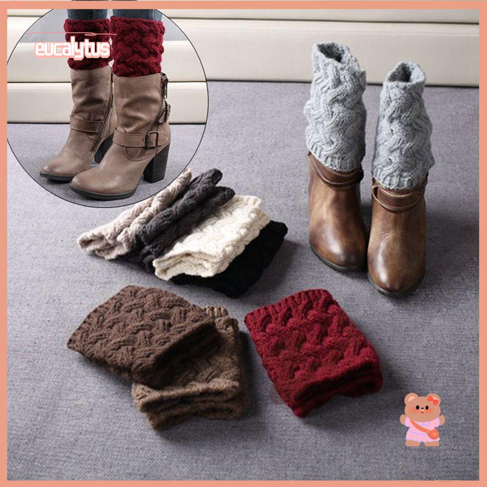 Eutus Quần Legging Dệt Kim Giữ Ấm Chân Dễ Thương Thời Trang