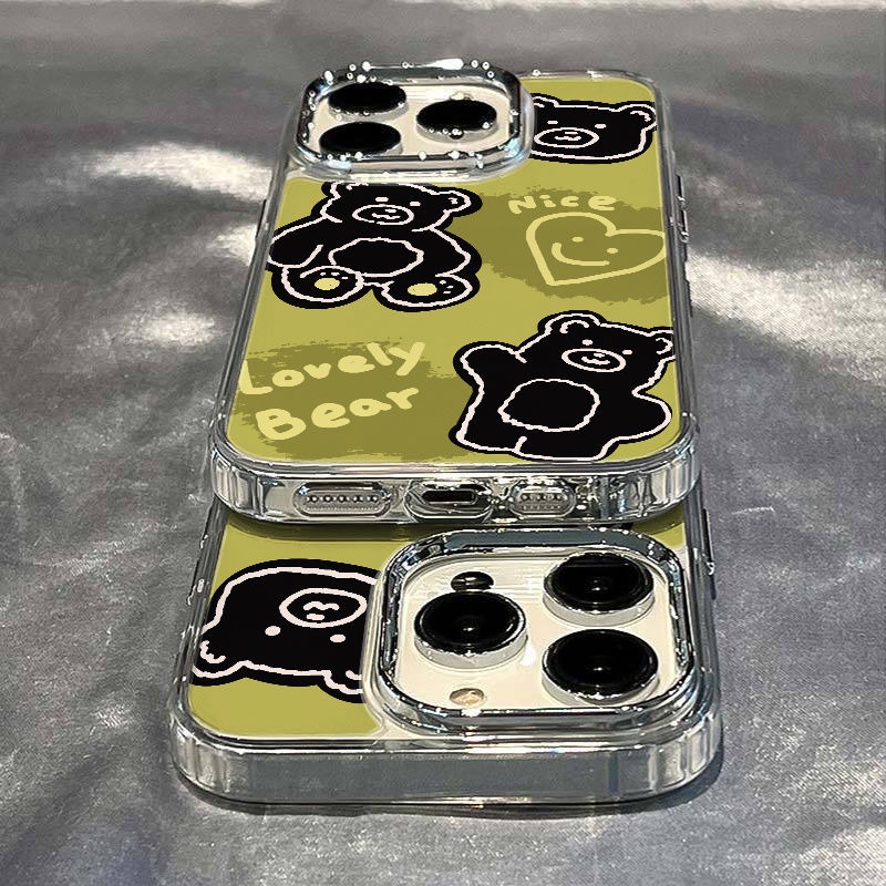 ✅Ốp Điện Thoại Mềm Chống Sốc Hình Gấu Cho Iphone 8iPhone12 / max Matcha 11plus 1314Pro7