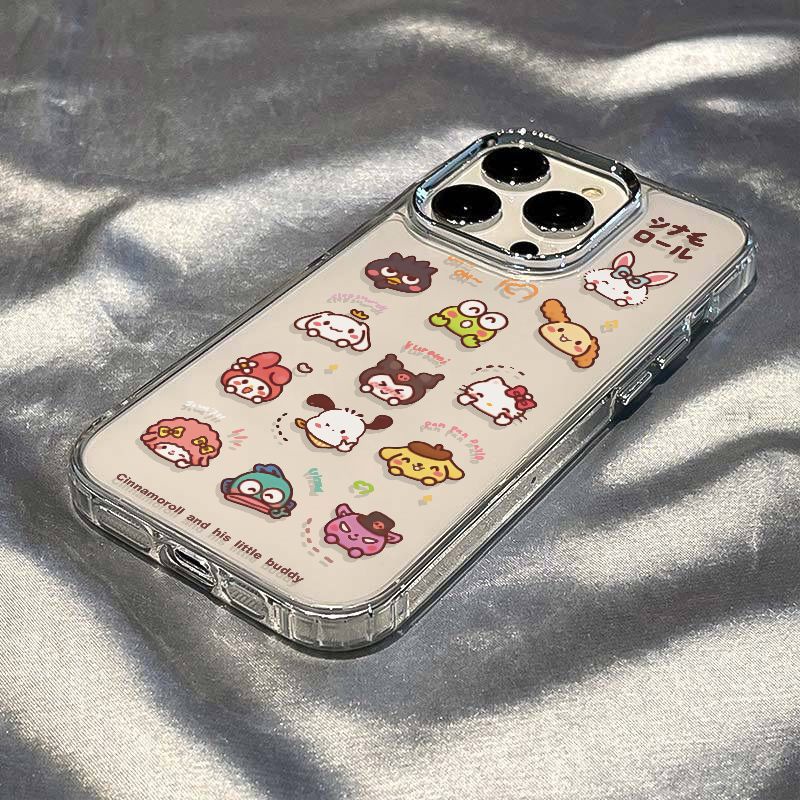 ✅Ốp Điện Thoại Dẻo Họa Tiết Hoạt Hình Sanrio Chống Sốc Cho iPhone1213 78 11 Max14Pro 1213