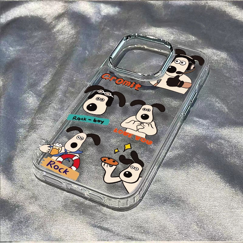 ✅Ốp Điện Thoại Mềm Chống Sốc In Hình Chú Cún Cho Iphone 12 plus 13 / 11714 Pro Max 8 E5Z6