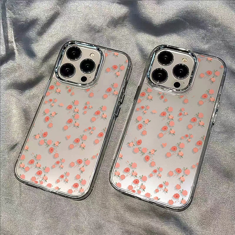 ✅Ốp Điện Thoại Mềm Chống Sốc Họa Tiết Hoa Đơn Giản Cho Iphone 14pro7 13 11plus 128 9FLR