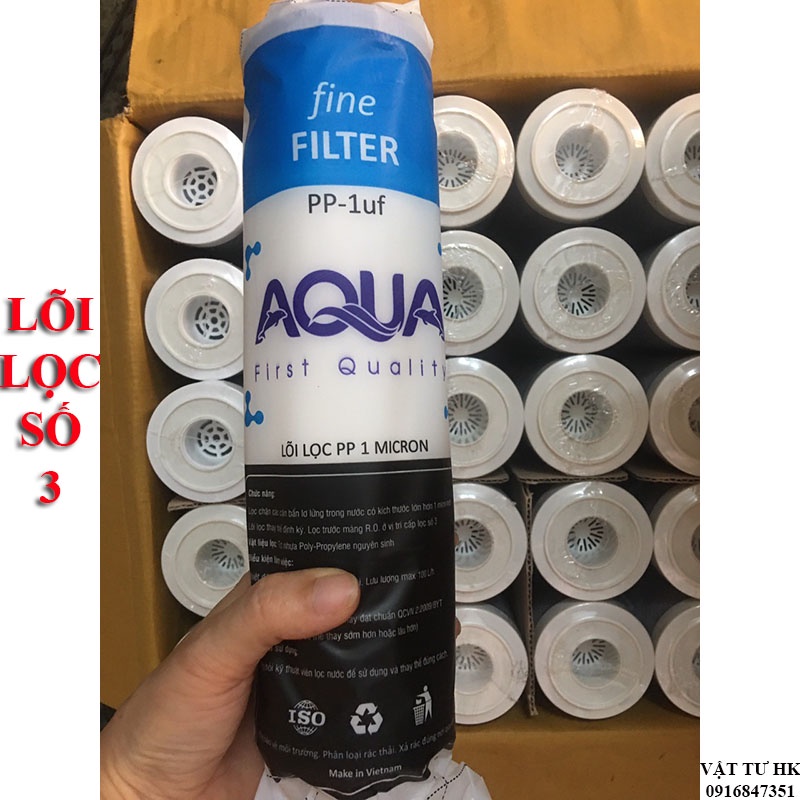 Lõi lọc nước thô số 3 AQUA Cá thay máy lọc nước Aqua hàng Tốt