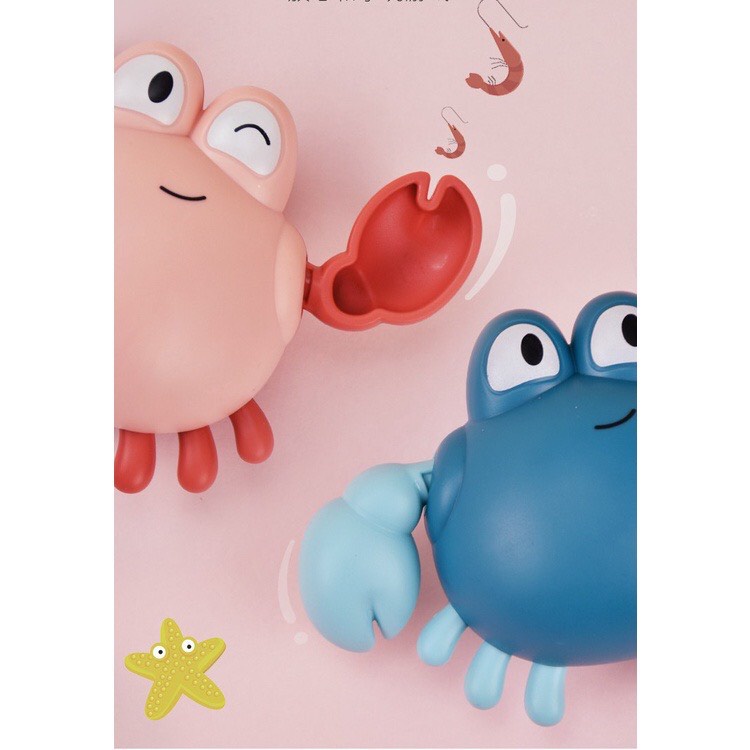 Cua Con Tập Bơi Ngửa, Đồ Chơi Nhà Tắm Cho Bé Vặn Cót