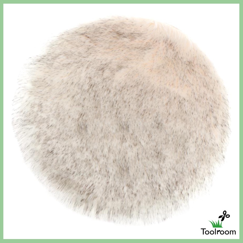 Vỏ Bọc Ghế Ngồi Giả Lông Xù Màu Trắng Trang Trí Phòng Ngủ