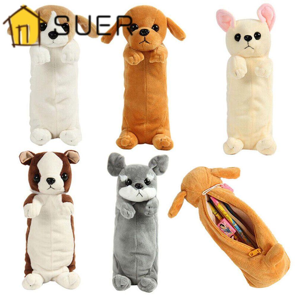 1 Túi Đựng Bút / Tiền Xu Phủ Lông Xù Thời Trang