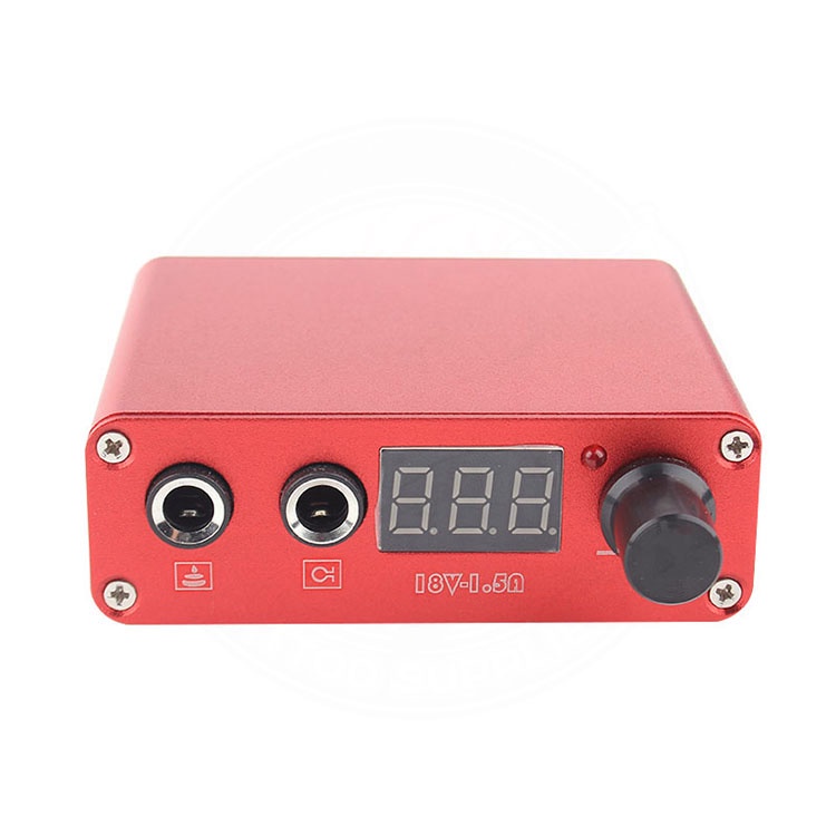 Bộ Nguồn Điện USB Mini Màn Hình LCD Kỹ Thuật Số 5 Màu Tùy Chọn Cho Máy Xăm