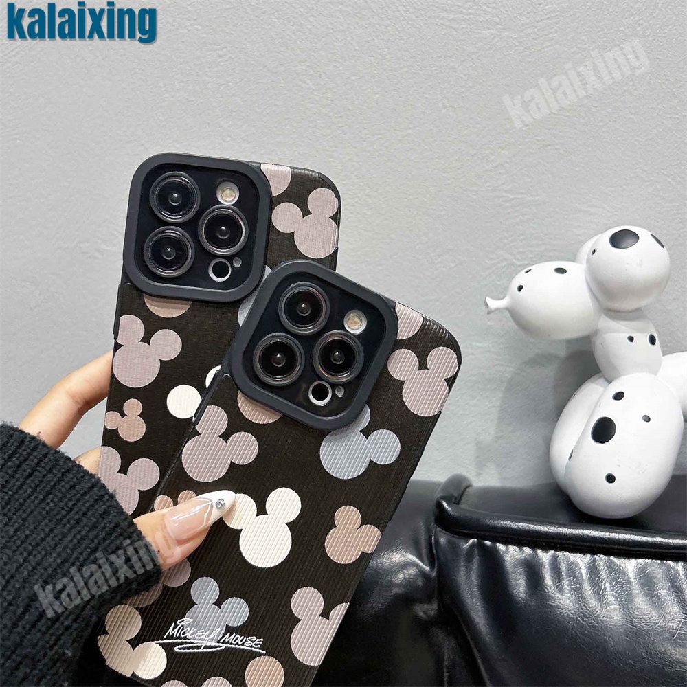 Ốp Điện Thoại Mềm In Hình Chuột Mickey Cho iPhone 11 12 13 14 Pro Max 14 Plus Xs Max X XR 7 8 Plus