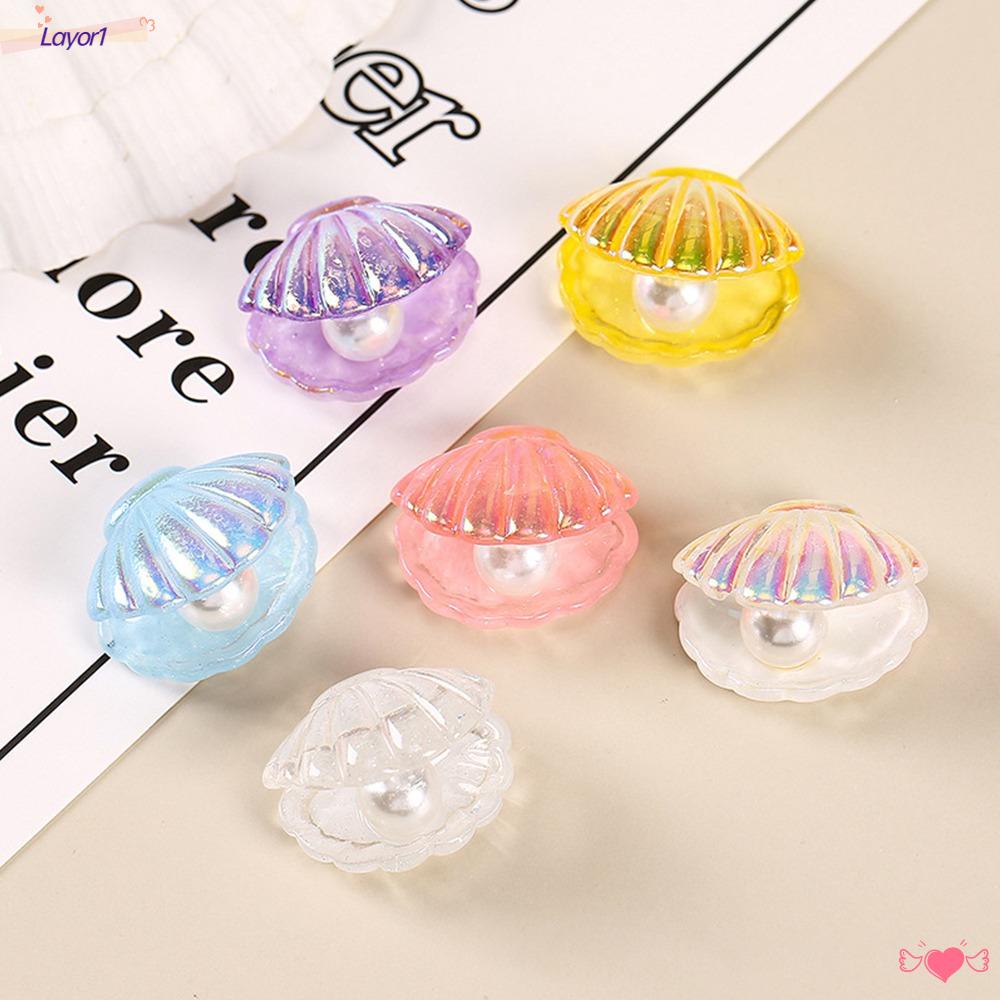 Set 1 20 Vỏ Sò 3D Bằng Nhựa Resin Trang Trí Tiệc DIY