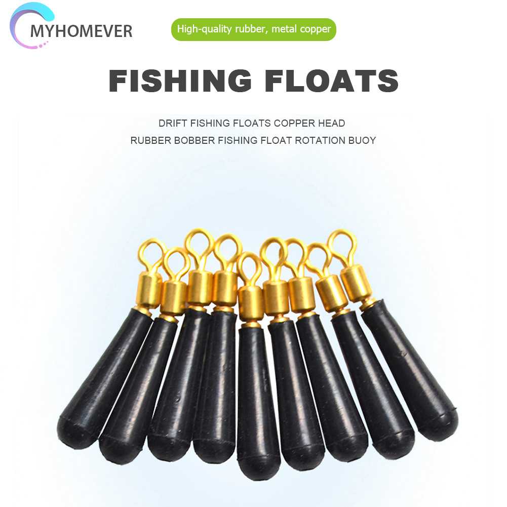 Phao Câu Cá Đầu Đồng Cao Su Xoay Được Tiện Dụng