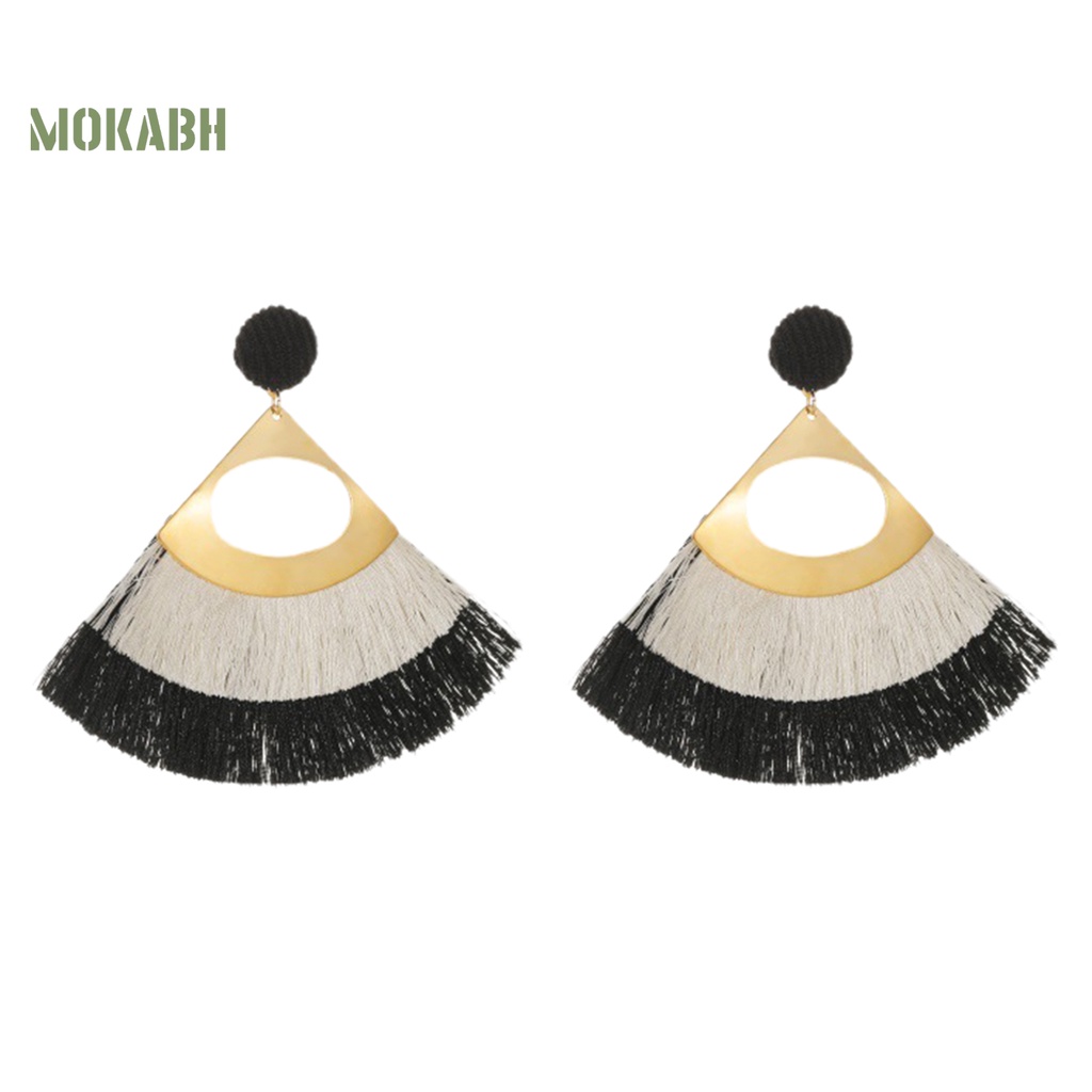 1 Đôi Bông Tai Họa Tiết Hình Con Sò Theo Phong Cách Bohemian Dùng Hàng Ngày