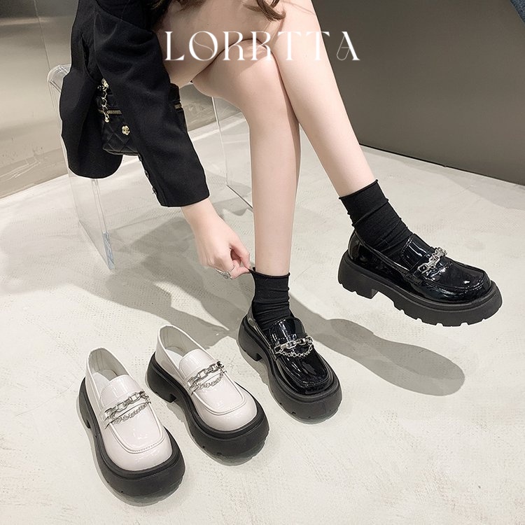 LORRTTA giày cao gót nữ giày nữ lolita giày Giày búp bê gót đại đính tinh thể 2023NEW 23Z23061211
