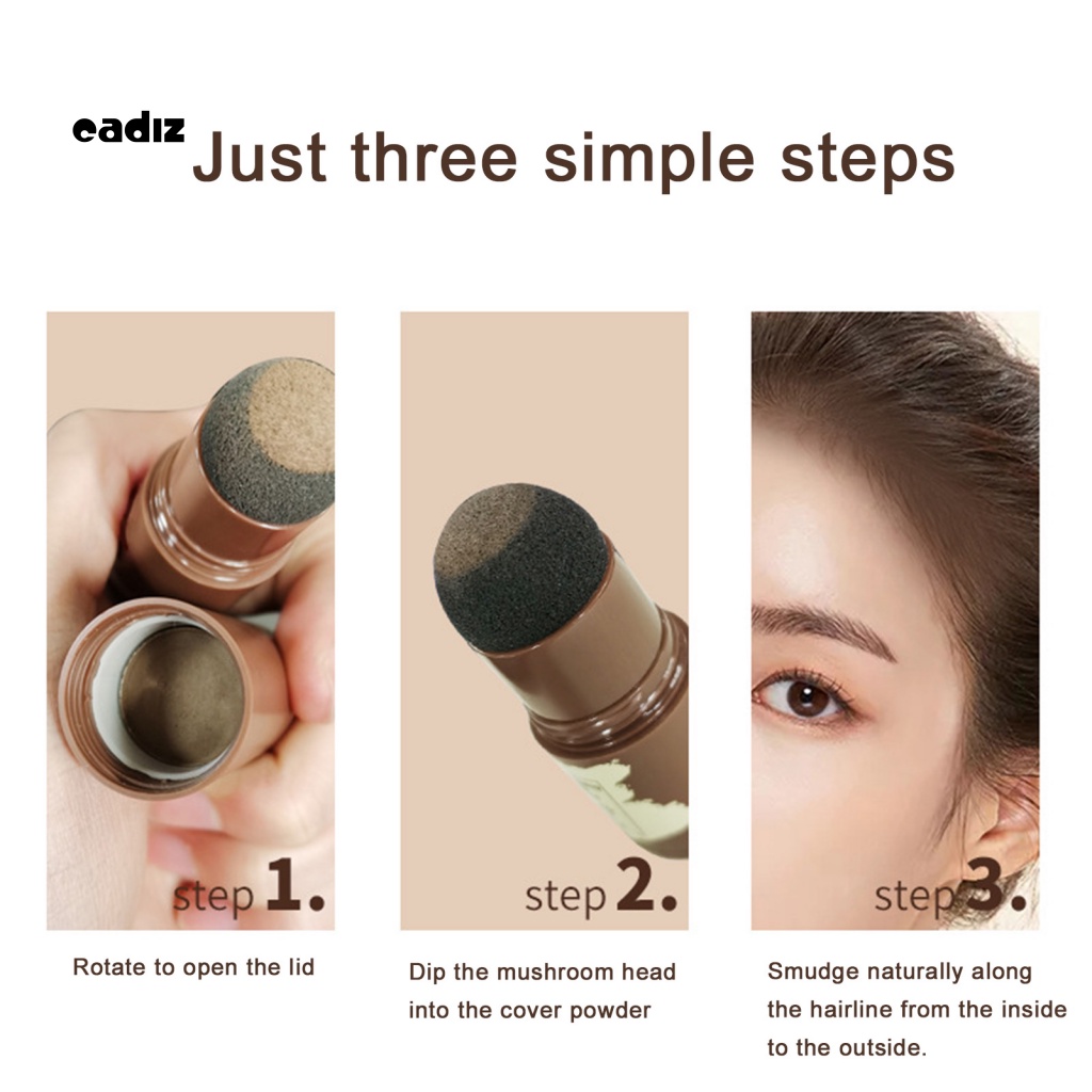 Thỏi Kem Che Khuyết Điểm Chân Tóc Không Thấm Nước Kèm Mút Tán Hình Đầu Nấm 1.8g