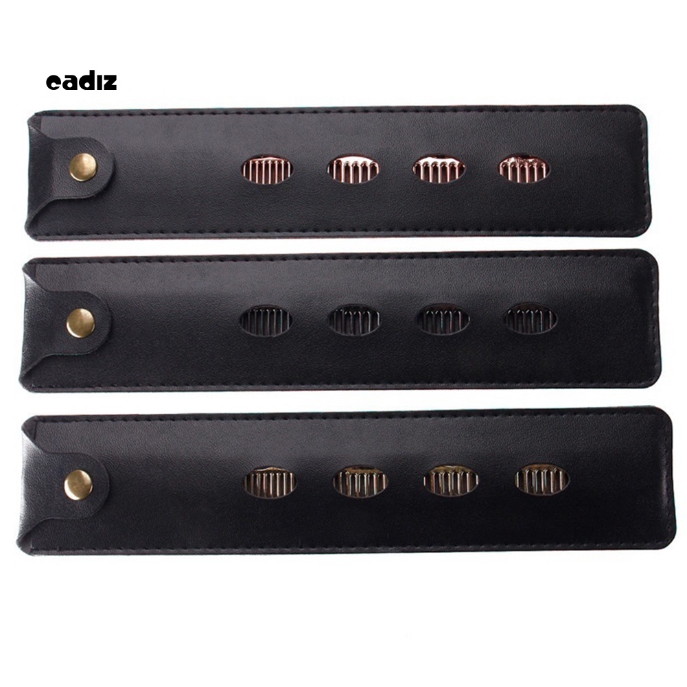 Lược Chải Tóc Bằng Thép Không Gỉ Siêu Mỏng Chống Tĩnh Điện Kèm Túi Đựng