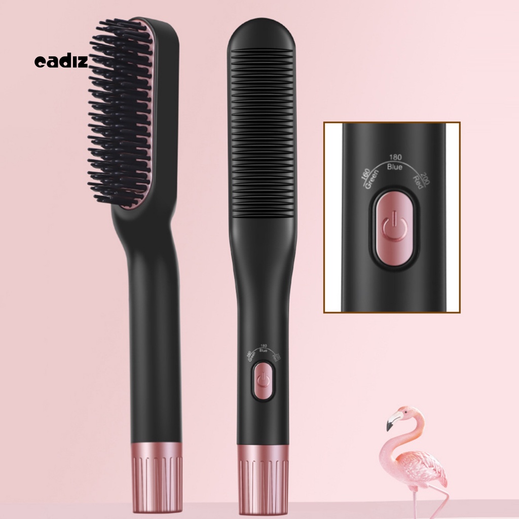 Lược Điện Chải Thẳng Râu Nhanh Chóng Chống Bỏng PTC Dành Cho Nam Giới