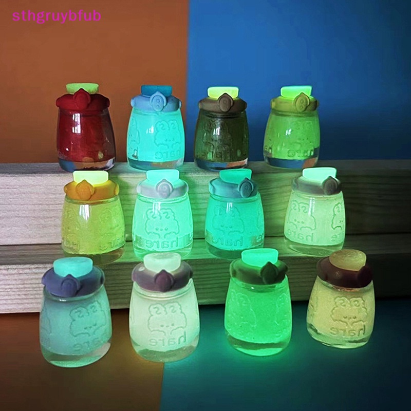 Set 2 Ly Nước Mini Dạ Quang Dễ Thương Dùng Làm Đồ Trang Sức DIY